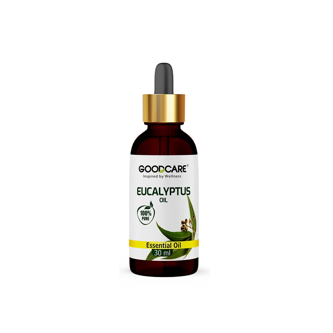 Goodcare Eucalyptus Essential Oil, For Cold and Cough Relief, Hair and Scalp Care, Skin Purifier, Anti-Dandruff, Aromatherapy Use 30ml Goodcare Eucalyptus Essential Oil, For Cold and Cough Relief, Hair and Scalp Care, Skin Purifier, Anti-Dandruff, Aromatherapy Use 30ml