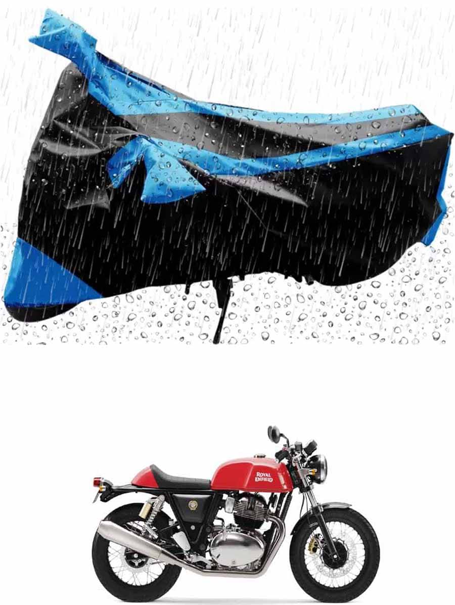     			JVG Bike Body Cover for Royal Enfield Continental GT ( Pack of 1 ) , Blue