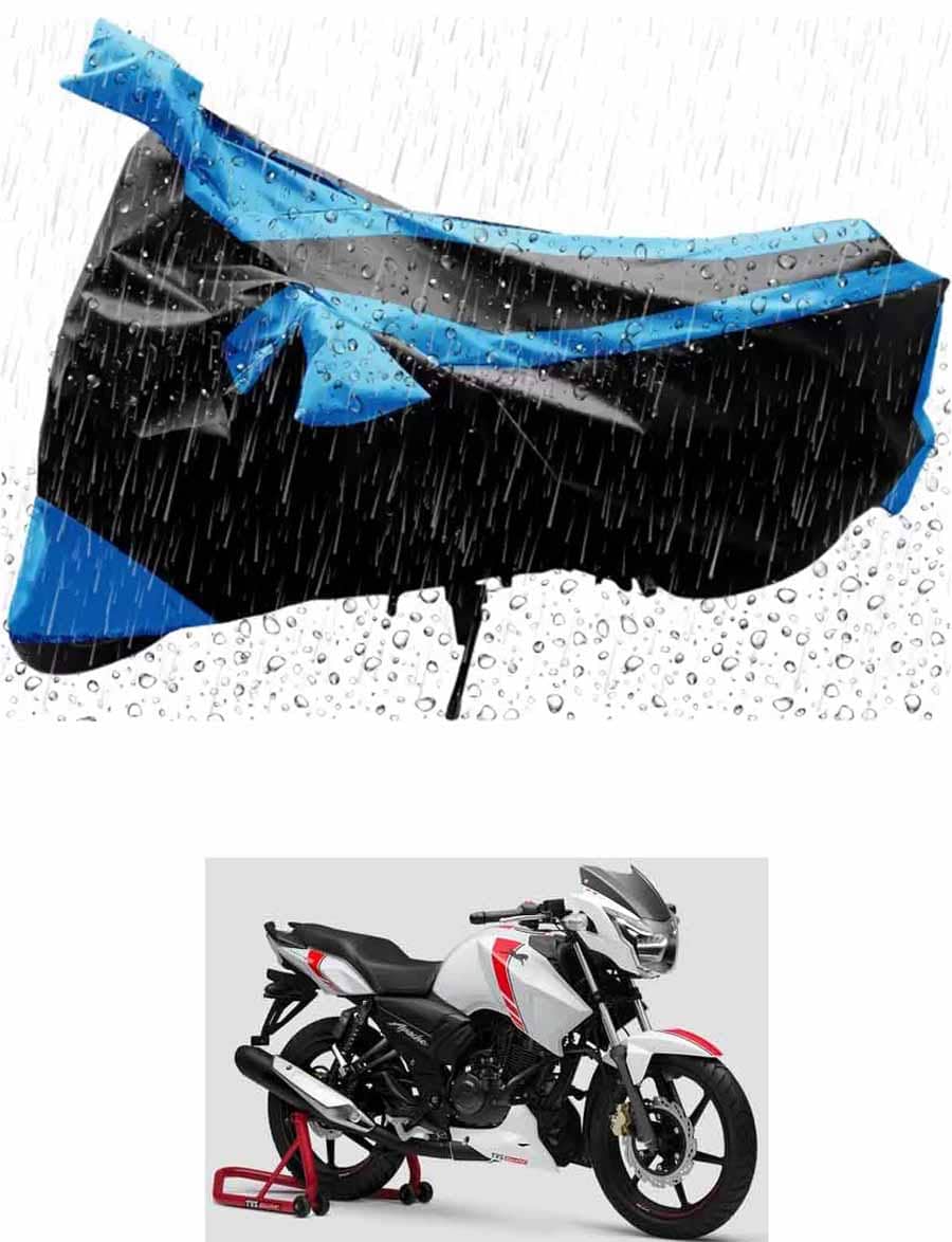 JVG Bike Body Cover for TVS Apache RTR 160 ( Pack of 1 ) , Blue