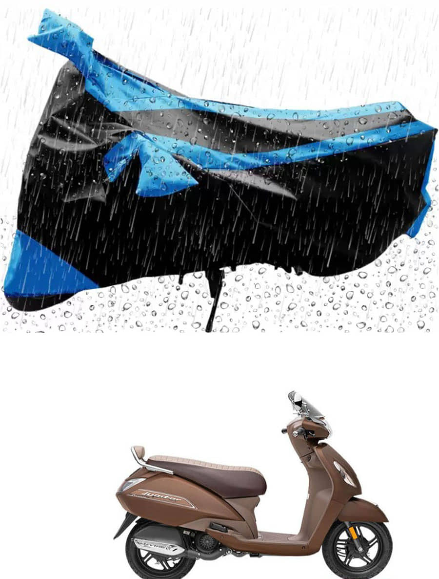 JVG Bike Body Cover for TVS Jupiter ( Pack of 1 ) , Blue