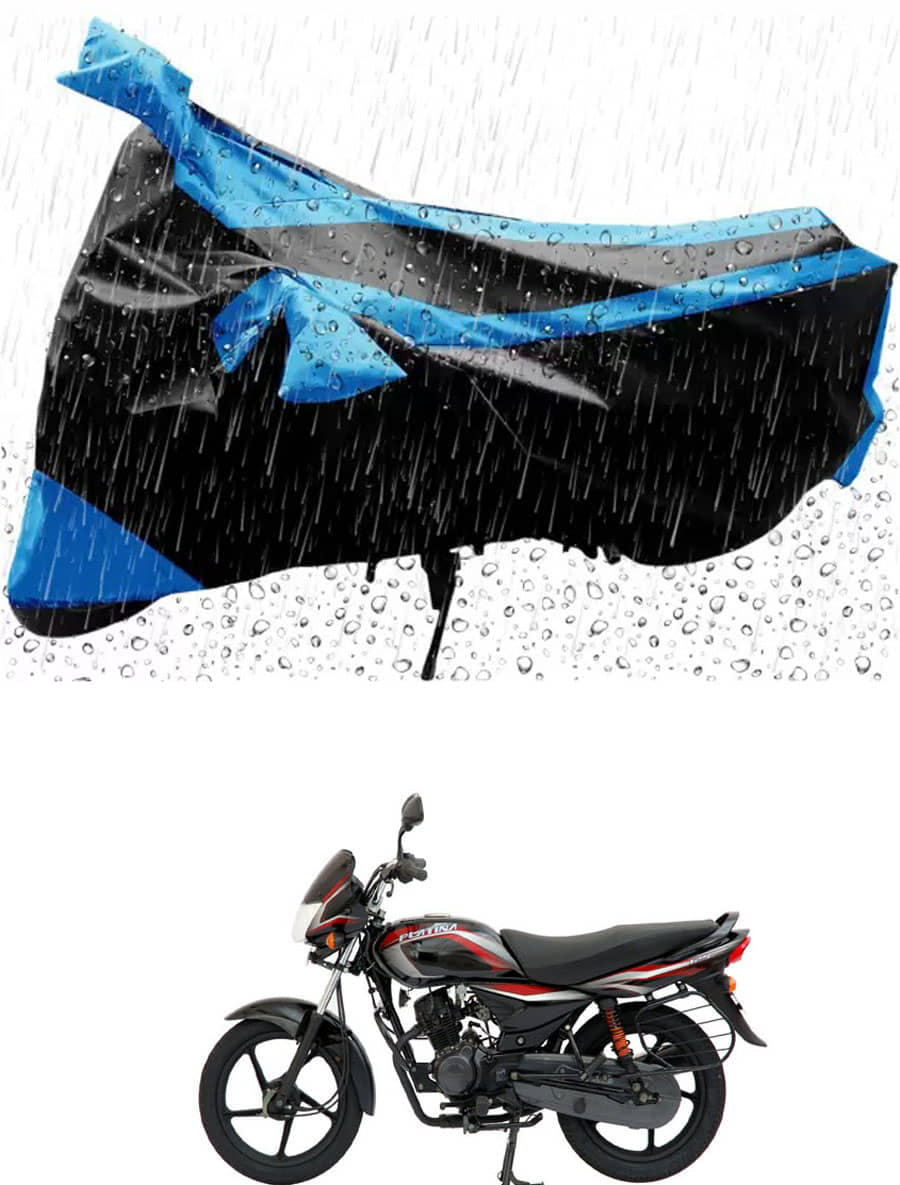 JVG Bike Body Cover for Bajaj Platina 100 ( Pack of 1 ) , Blue