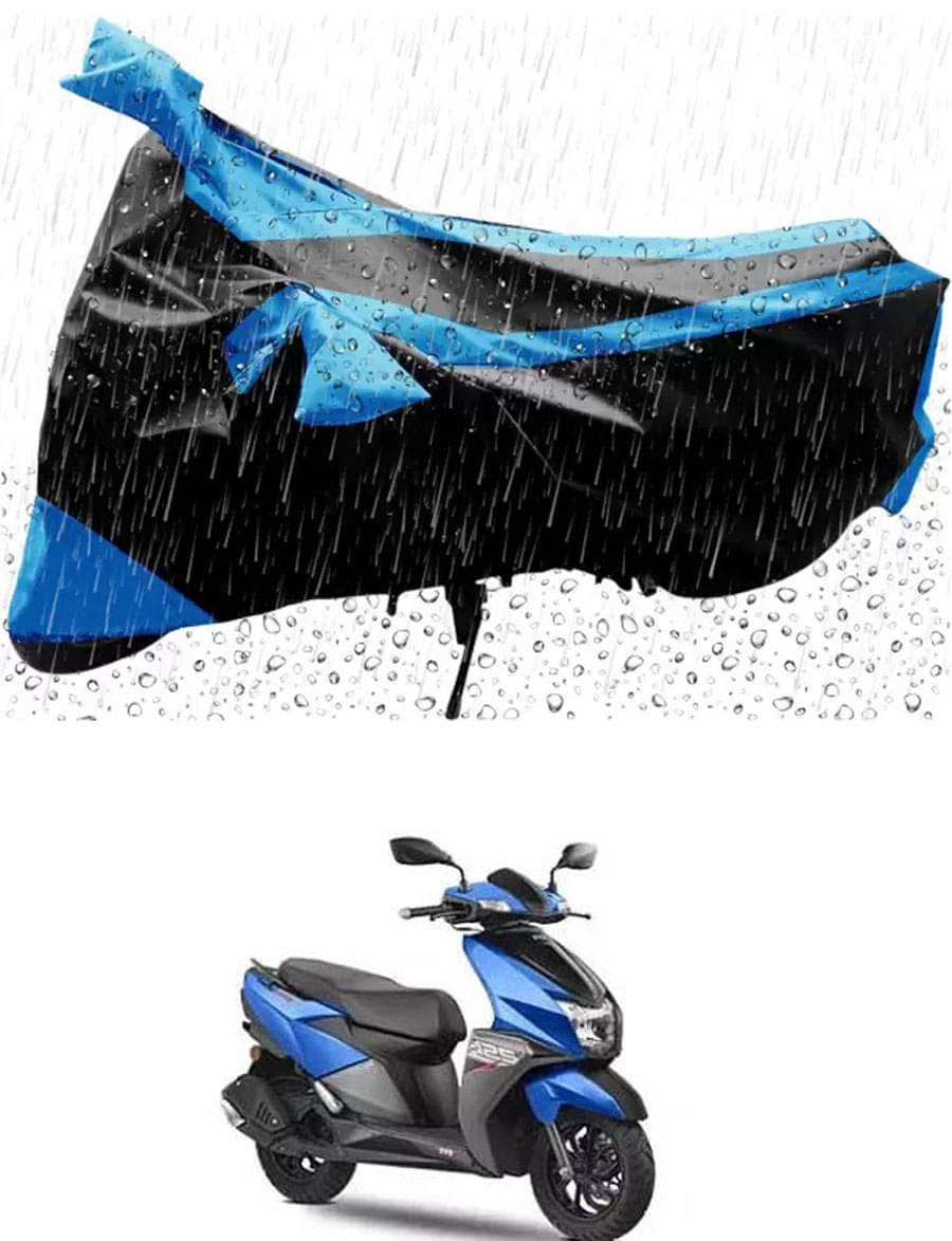 JVG Bike Body Cover for TVS Ntorq 125 ( Pack of 1 ) , Blue JVG Bike Body Cover for TVS Ntorq 125 ( Pack of 1 ) , Blue