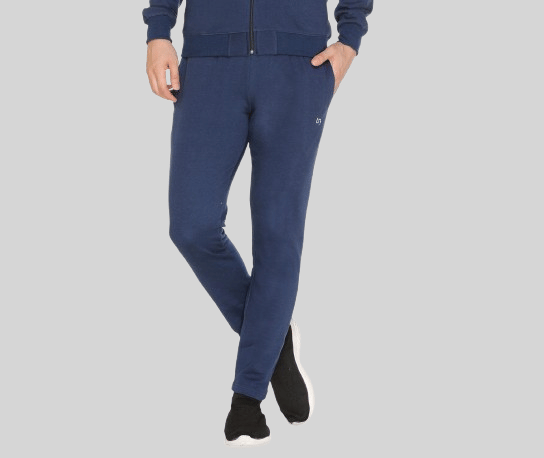 LEEBONEE Blue Fleece Men's Trackpants ( Pack of 1 )     			LEEBONEE Blue Fleece Men's Trackpants ( Pack of 1 )