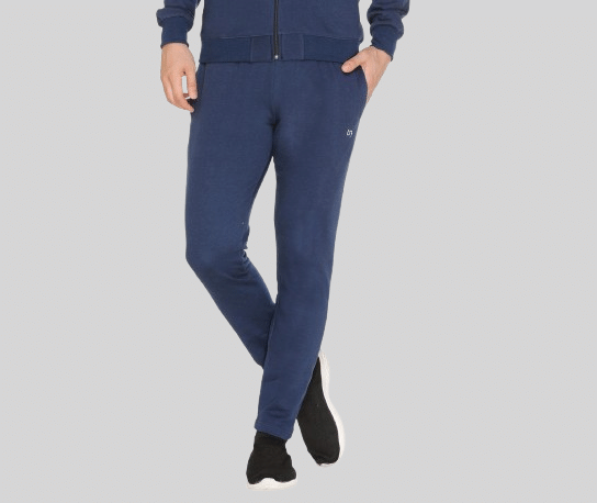 LEEBONEE Blue Fleece Men's Trackpants ( Pack of 1 ) LEEBONEE Blue Fleece Men's Trackpants ( Pack of 1 )