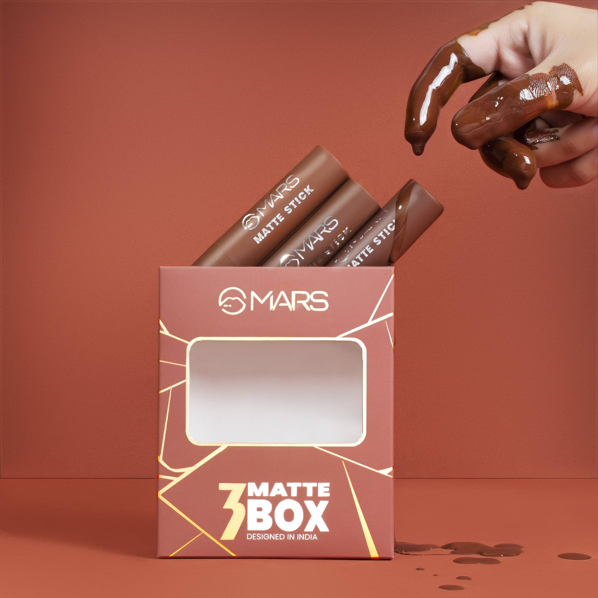     			MARS Brown Matte Lipstick 9.6