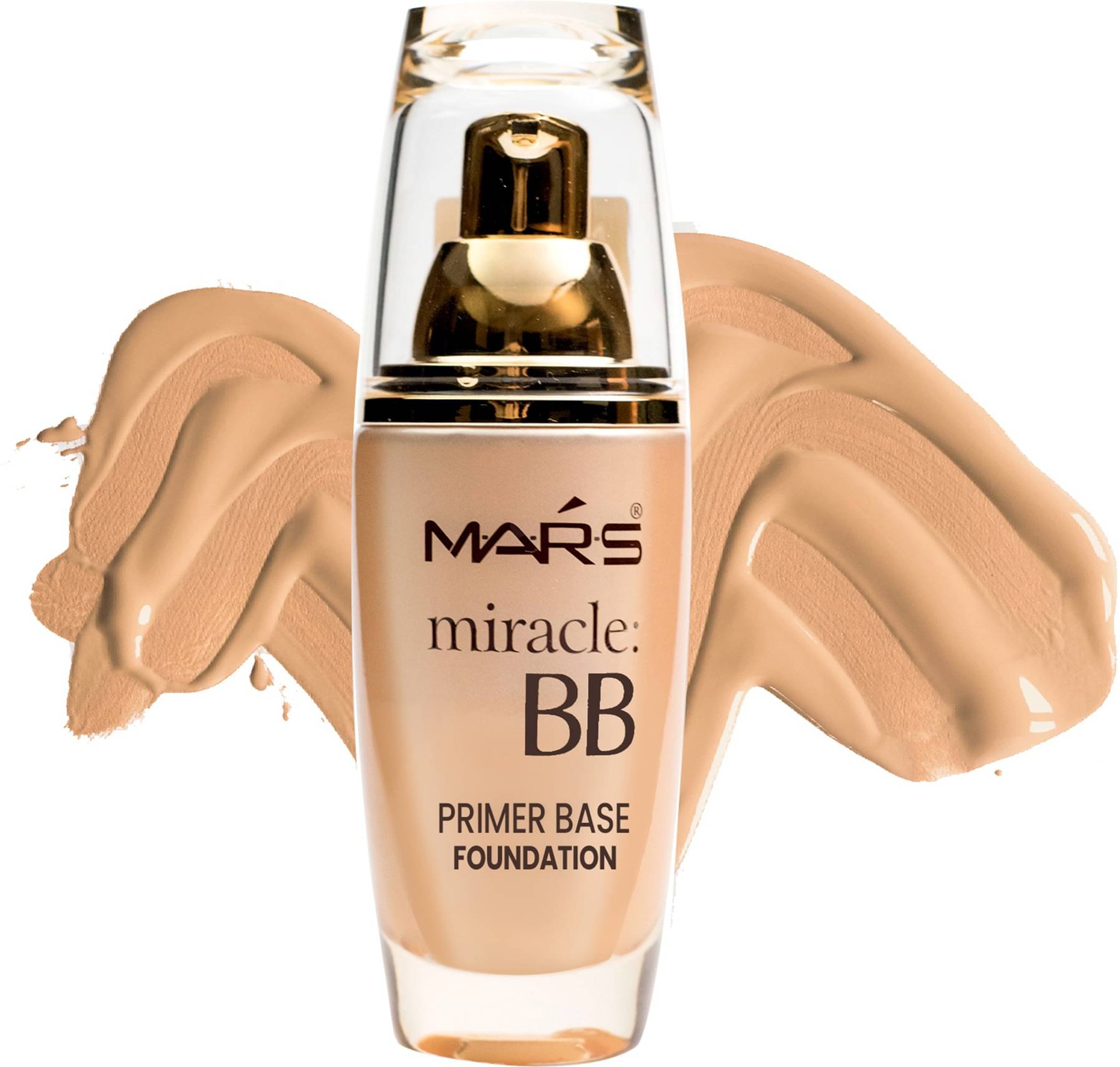     			MARS Matte Cream For All Skin Types Skin Deep Brown Foundation Pack of 1
