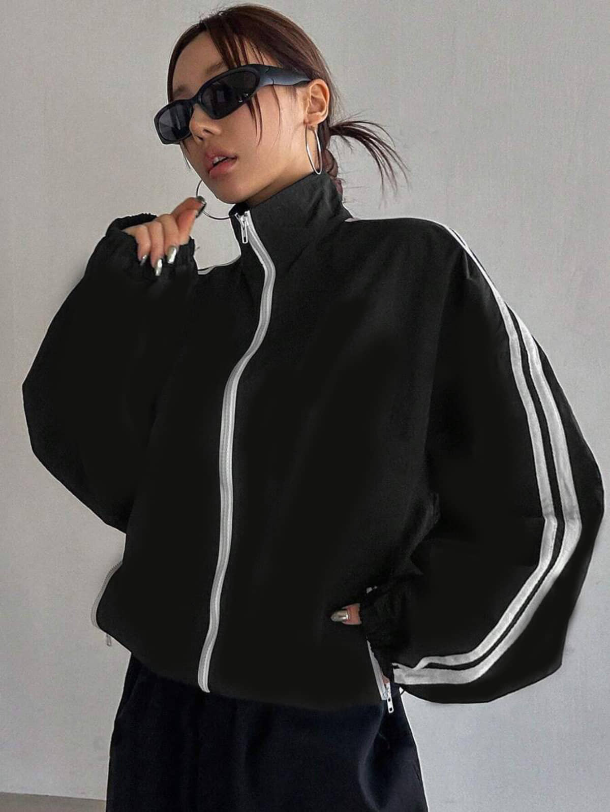 PLUS PARADISE Women Regular Jacket ( Black ) - Jackets & Coats | Buy online on ZillyBuy