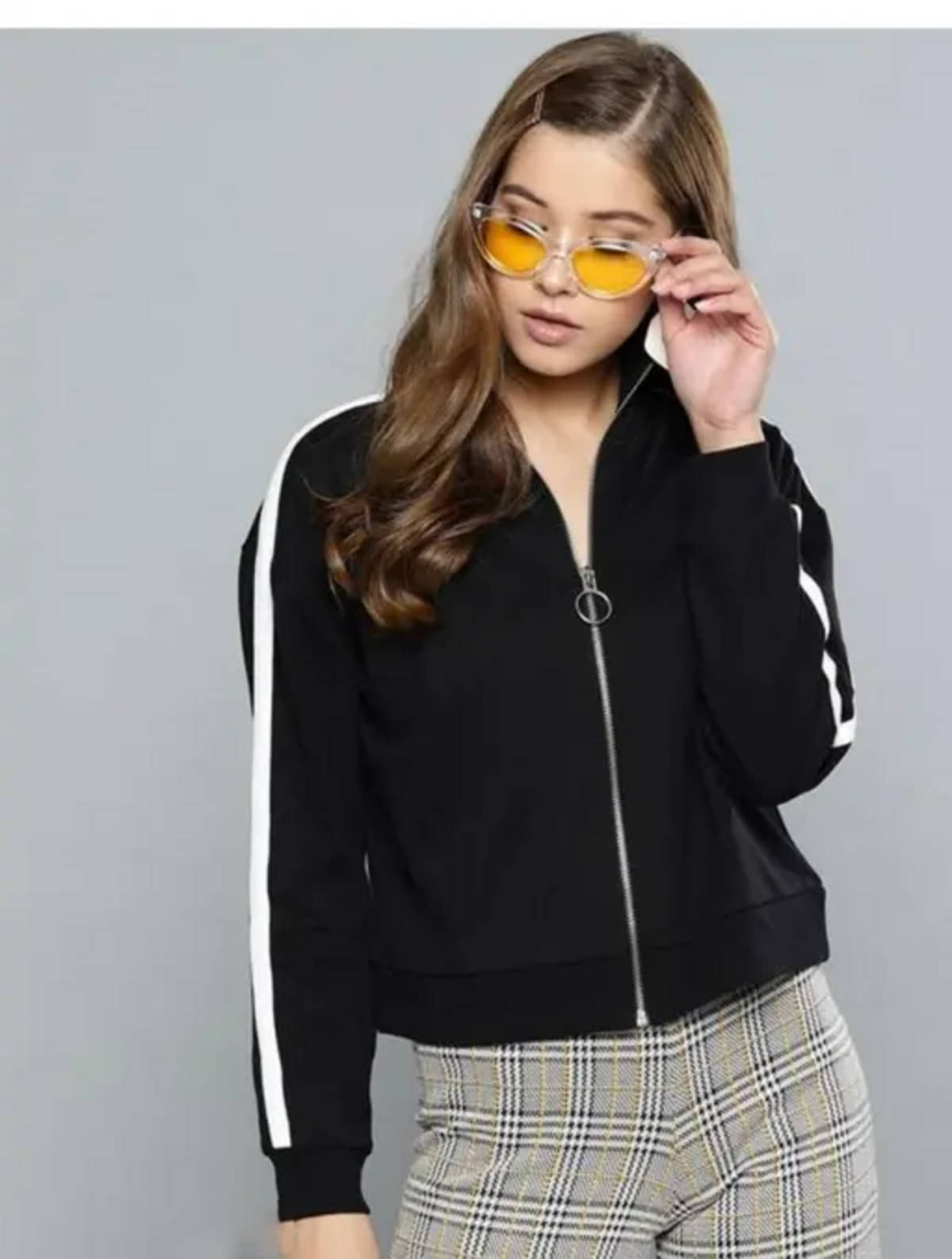     			PLUS PARADISE - Polyester Blend Black Jackets