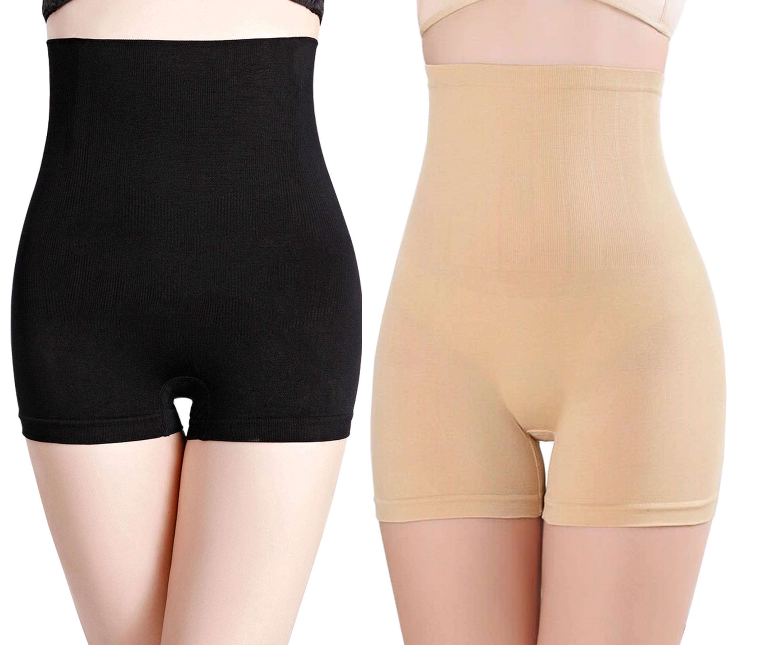     			3Mads Pack of 2 Cotton Women's Thigh Compressor ( Multicolor ) SFH007_BK_SK_S_SORT