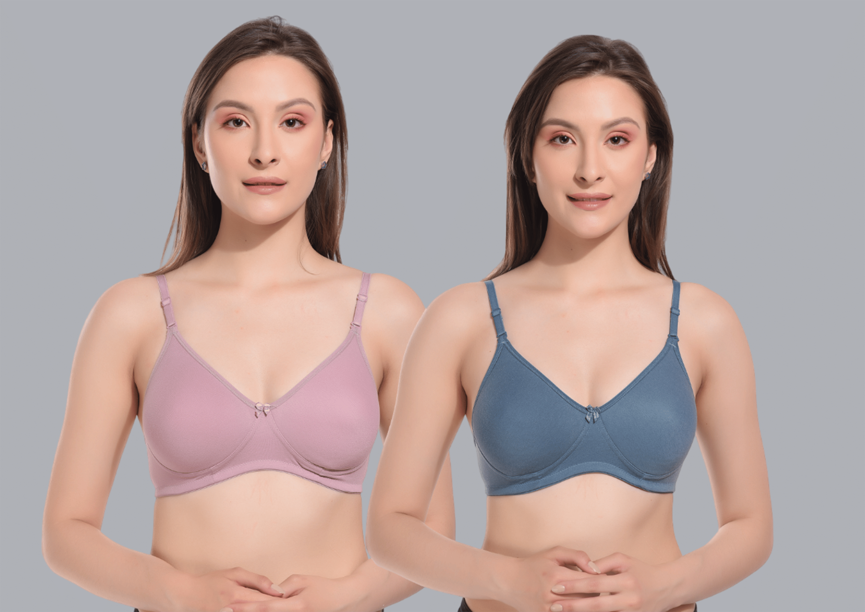 Viral Girl Pack of 2 Cotton Lightly Padded Women's T-Shirt Bra ( Teal ) VM-SPACER-ONION-TEAL     			Viral Girl Pack of 2 Cotton Lightly Padded Women's T-Shirt Bra ( Teal ) VM-SPACER-ONION-TEAL