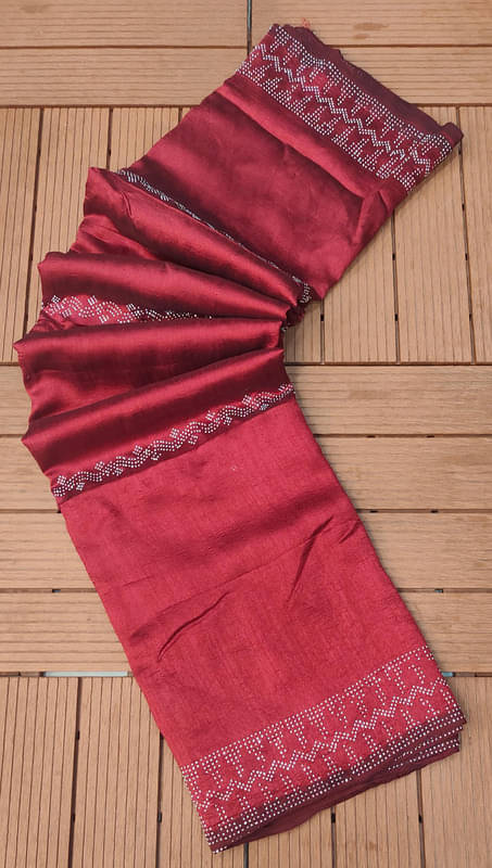 Sitanjali Art Silk Printed Saree With Unstitched Blouse Piece ( Brown ) Sitanjali Art Silk Printed Saree With Unstitched Blouse Piece ( Brown )