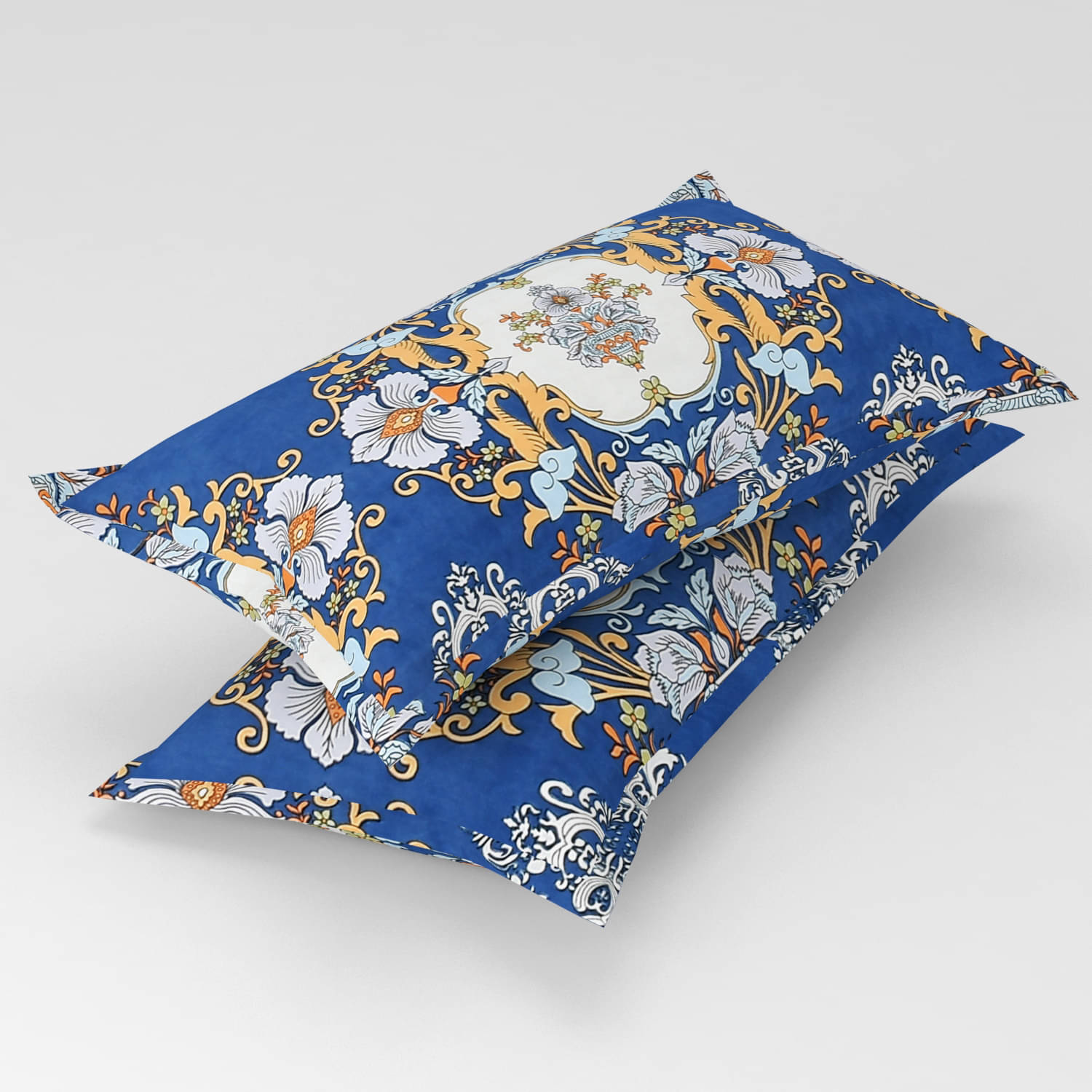 gharsaaz - Pack of 2 Poly Cotton Abstract Printed Standard Size Pillow Cover ( 68.58 cm(27) x 43.18 cm(17) ) - Multi-Colour gharsaaz - Pack of 2 Poly Cotton Abstract Printed Standard Size Pillow Cover ( 68.58 cm(27) x 43.18 cm(17) ) - Multi-Colour