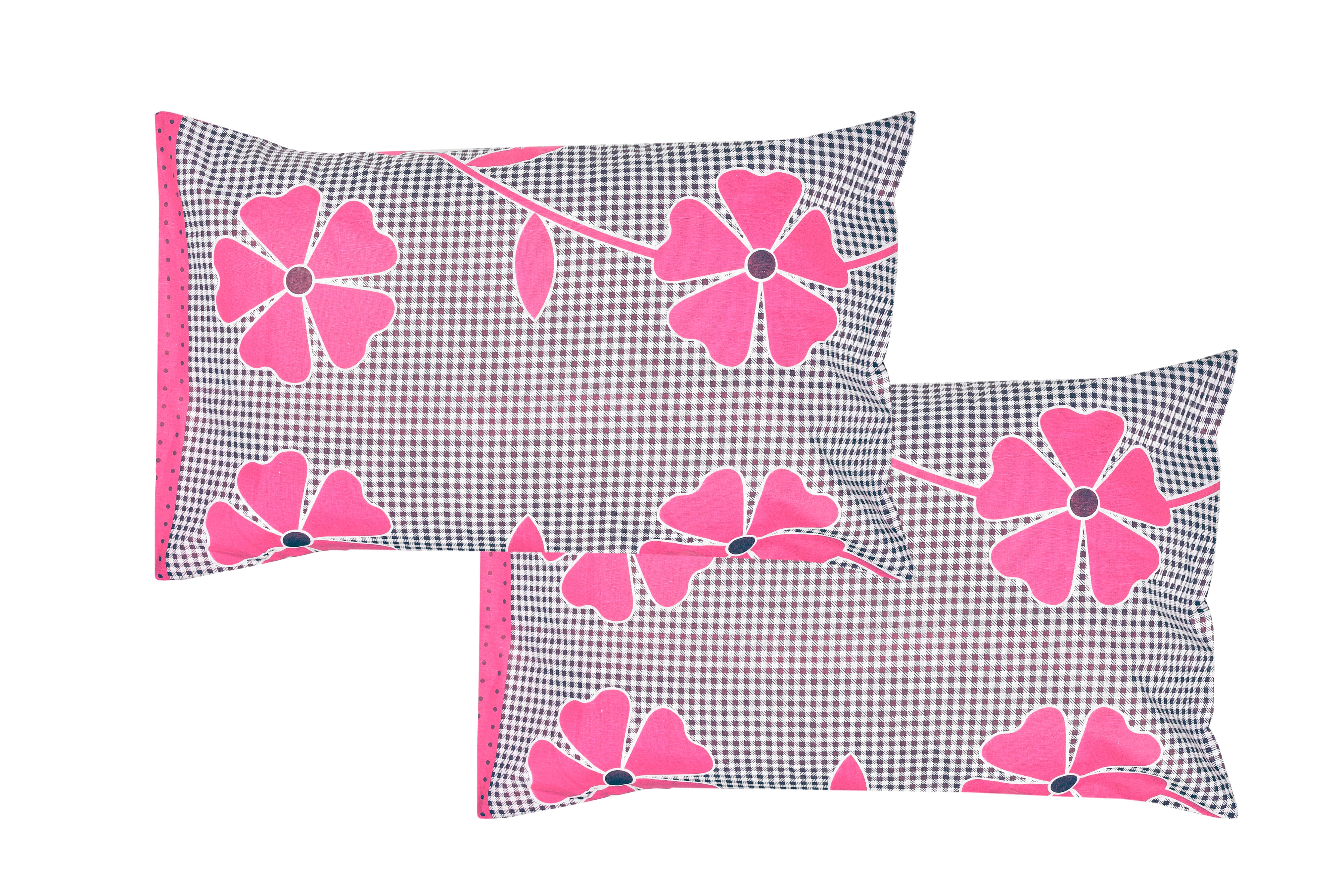 gharsaaz - Pack of 2 Poly Cotton Abstract Printed Standard Size Pillow Cover ( 68.58 cm(27) x 43.18 cm(17) ) - Multi-Colour gharsaaz - Pack of 2 Poly Cotton Abstract Printed Standard Size Pillow Cover ( 68.58 cm(27) x 43.18 cm(17) ) - Multi-Colour