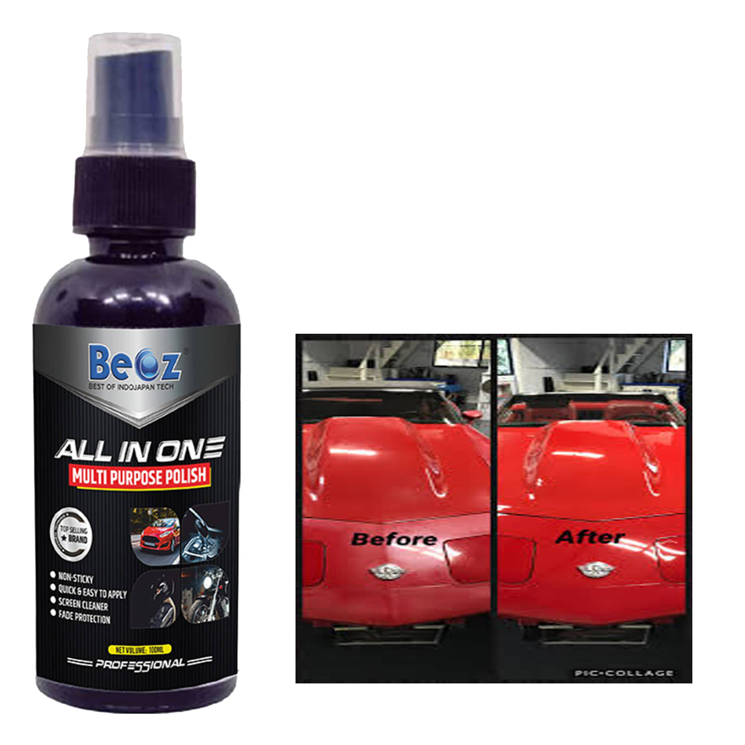 BEOZ - Finishing Metal Polish For All Cars & Motorbikes ( Pack of 1 )
