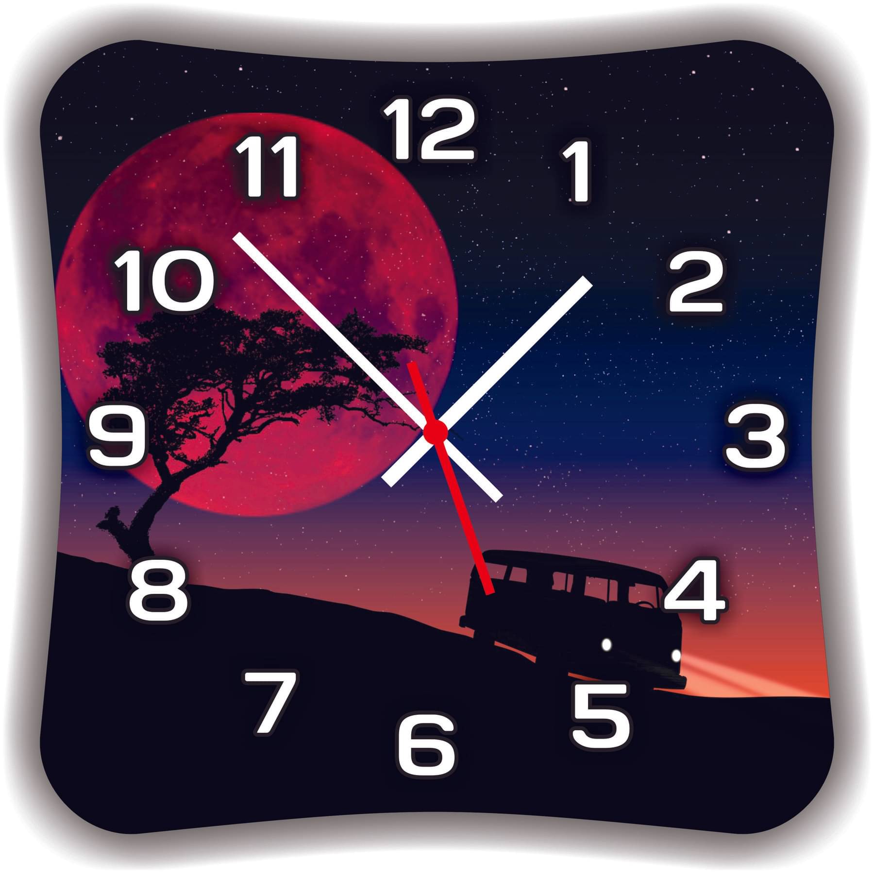     			Babawill Square Analog Wall Clock