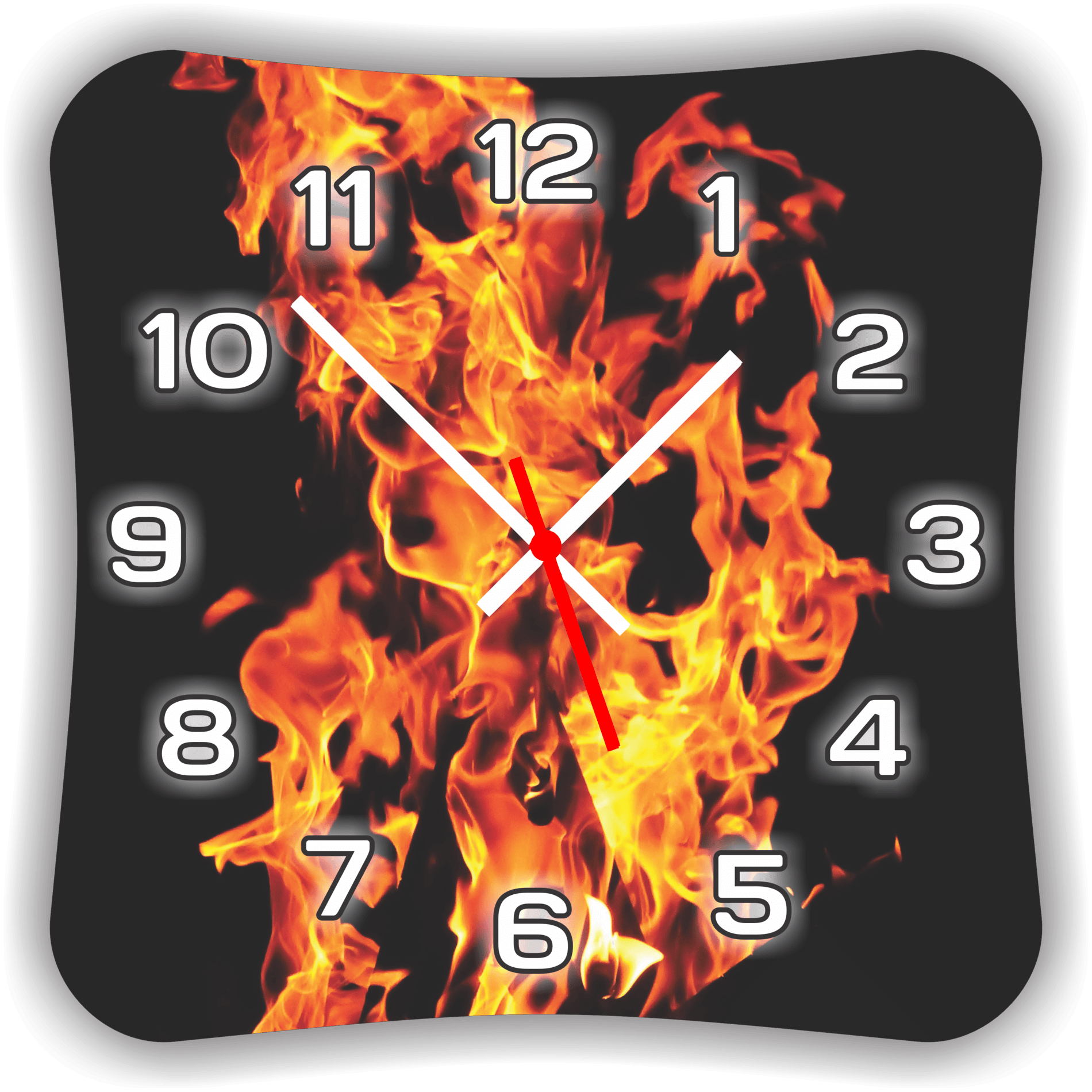     			Babawill Square Analog Wall Clock