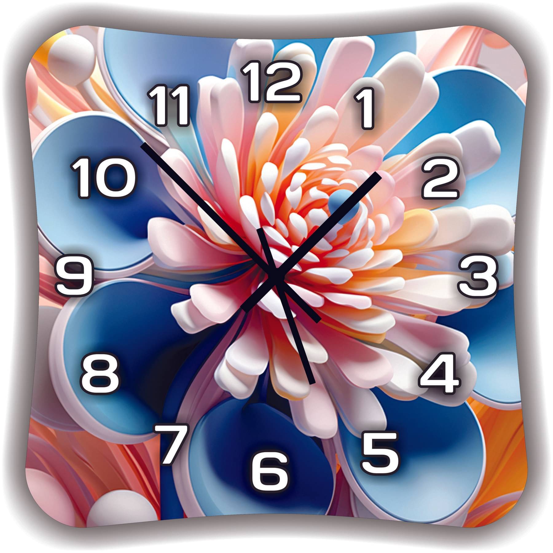     			Babawill Square Analog Wall Clock