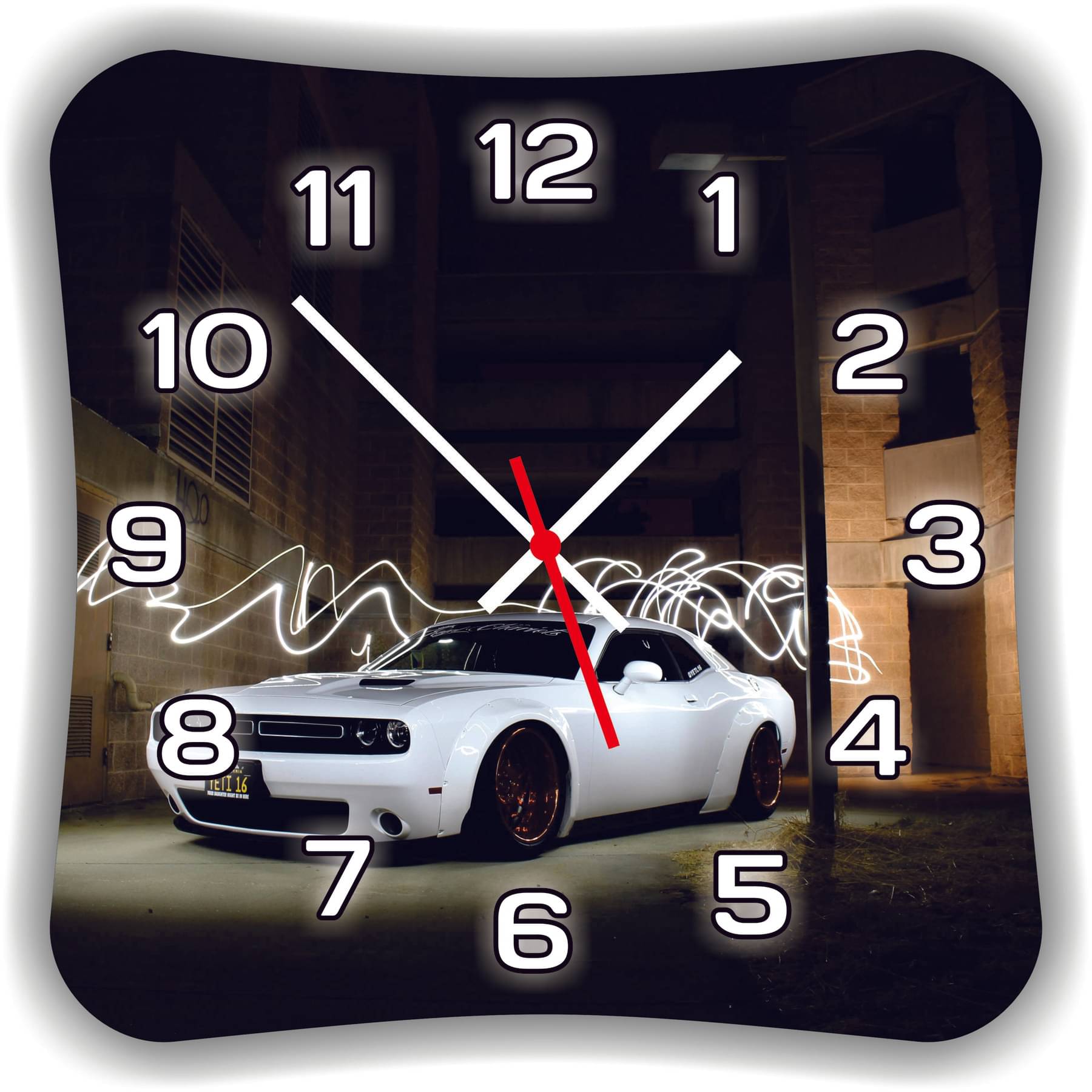     			Babawill Square Analog Wall Clock