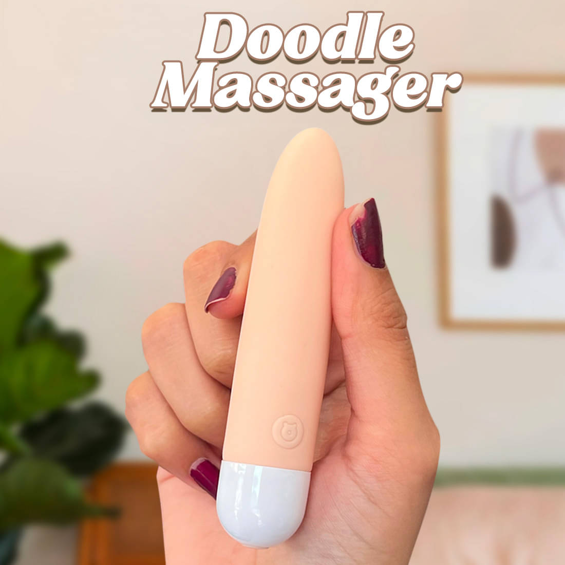     			Calmras Doodle Massager, Target Tip USB Rechargeable Massager For Women, 90 Minutes Run Time