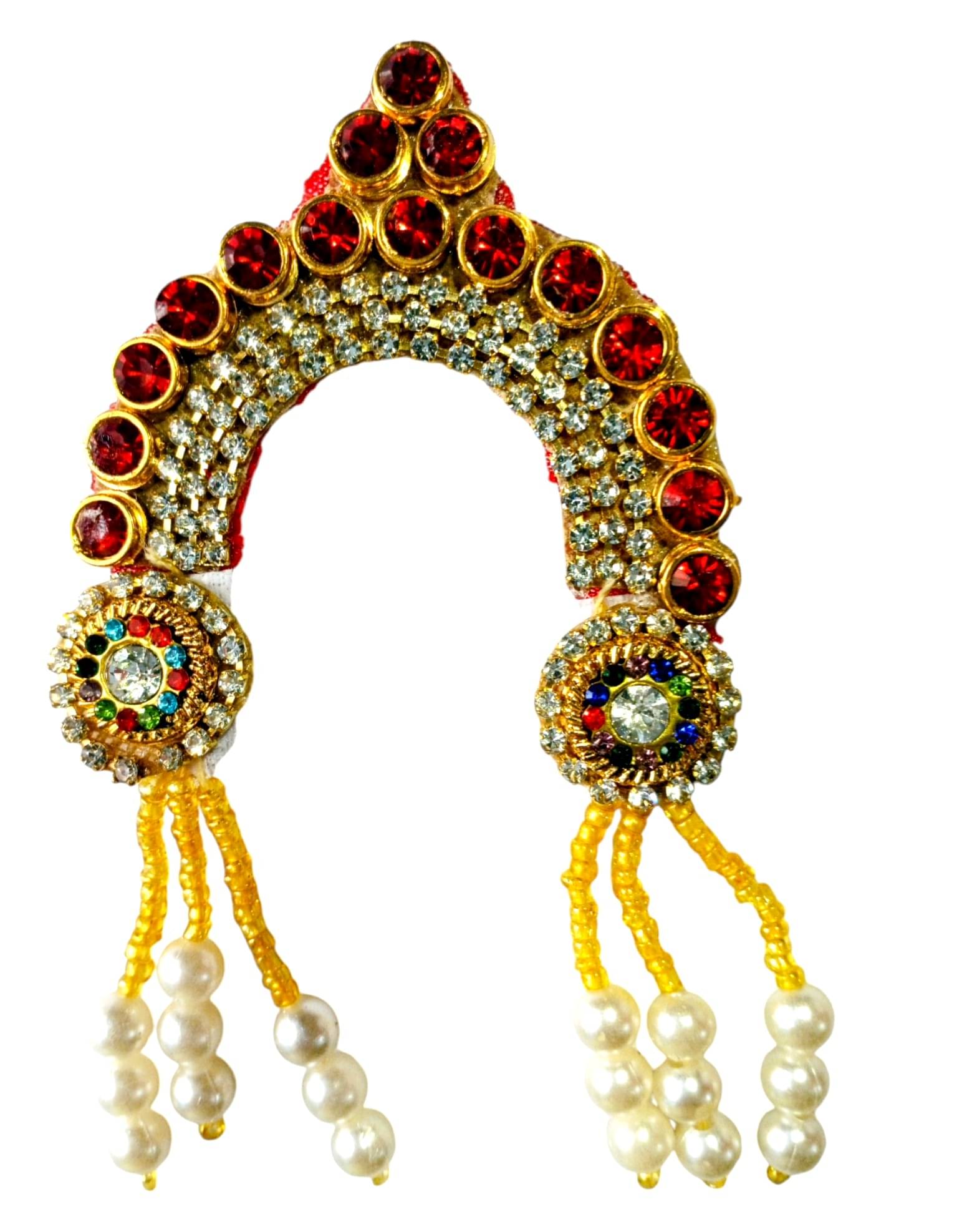     			Cherry Tree Durga Mata Red Crystal Jewellery ( Pack of 1 )