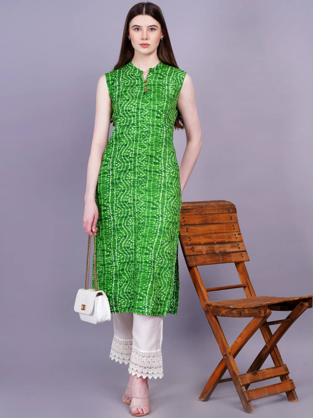 JC4U Cotton Printed Straight Women's Kurti - Green ( Pack of 1 ) JC4U Cotton Printed Straight Women's Kurti - Green ( Pack of 1 )