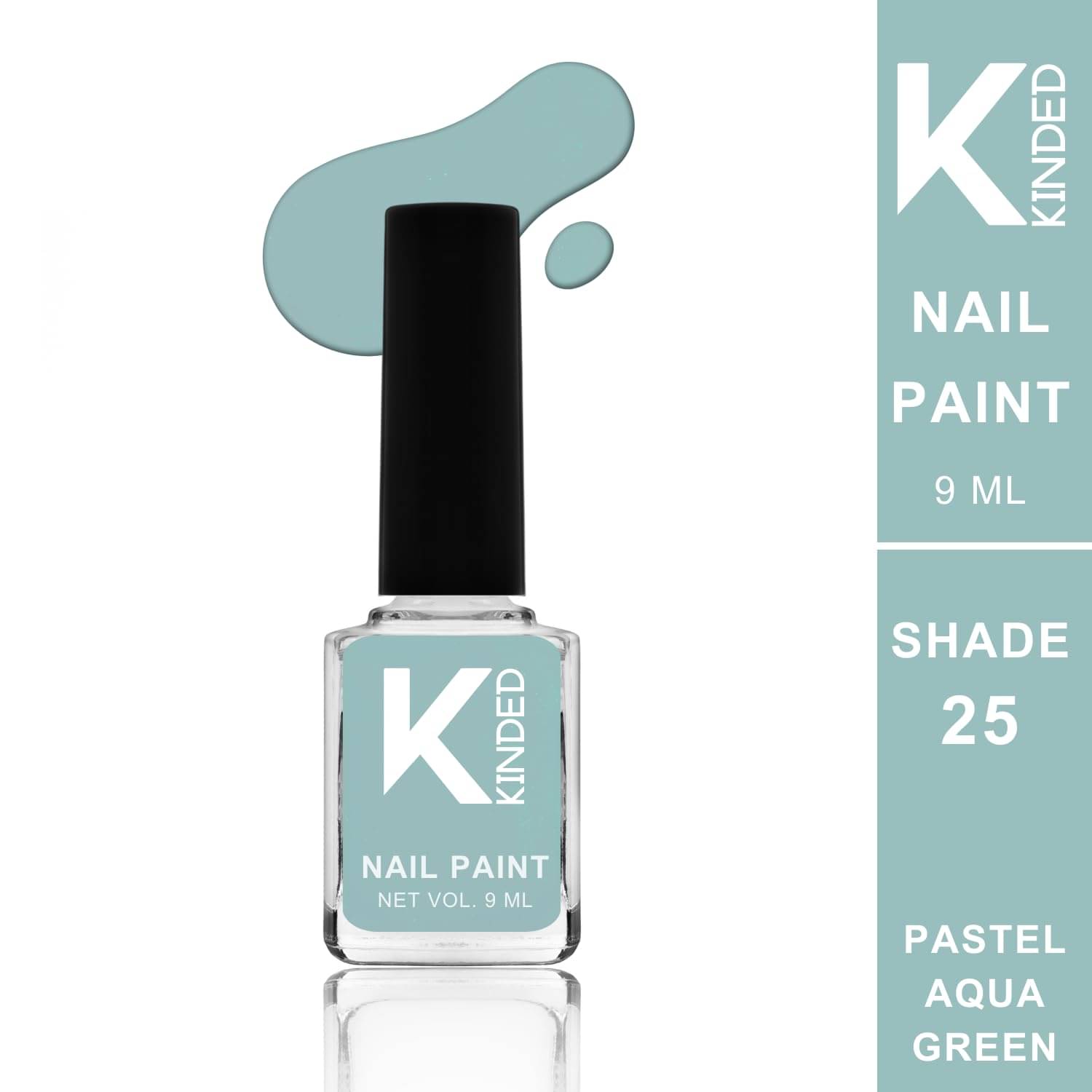     			KINDED Green Glossy Nail Polish 9 ( Pack of 1 )