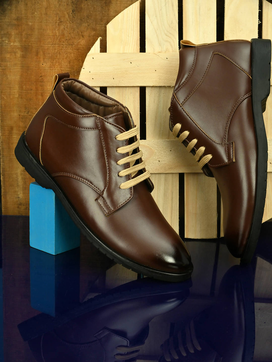 Karsun Brown Men's Casual Boots     			Karsun Brown Men's Casual Boots