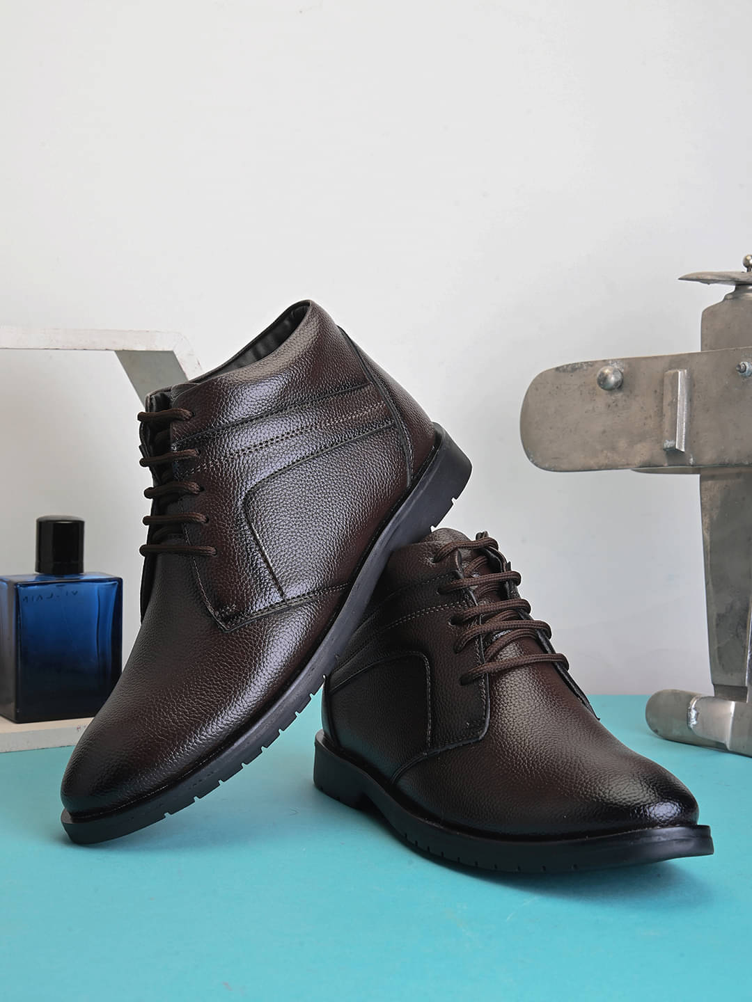 Karsun Brown Men's Formal Boots     			Karsun Brown Men's Formal Boots