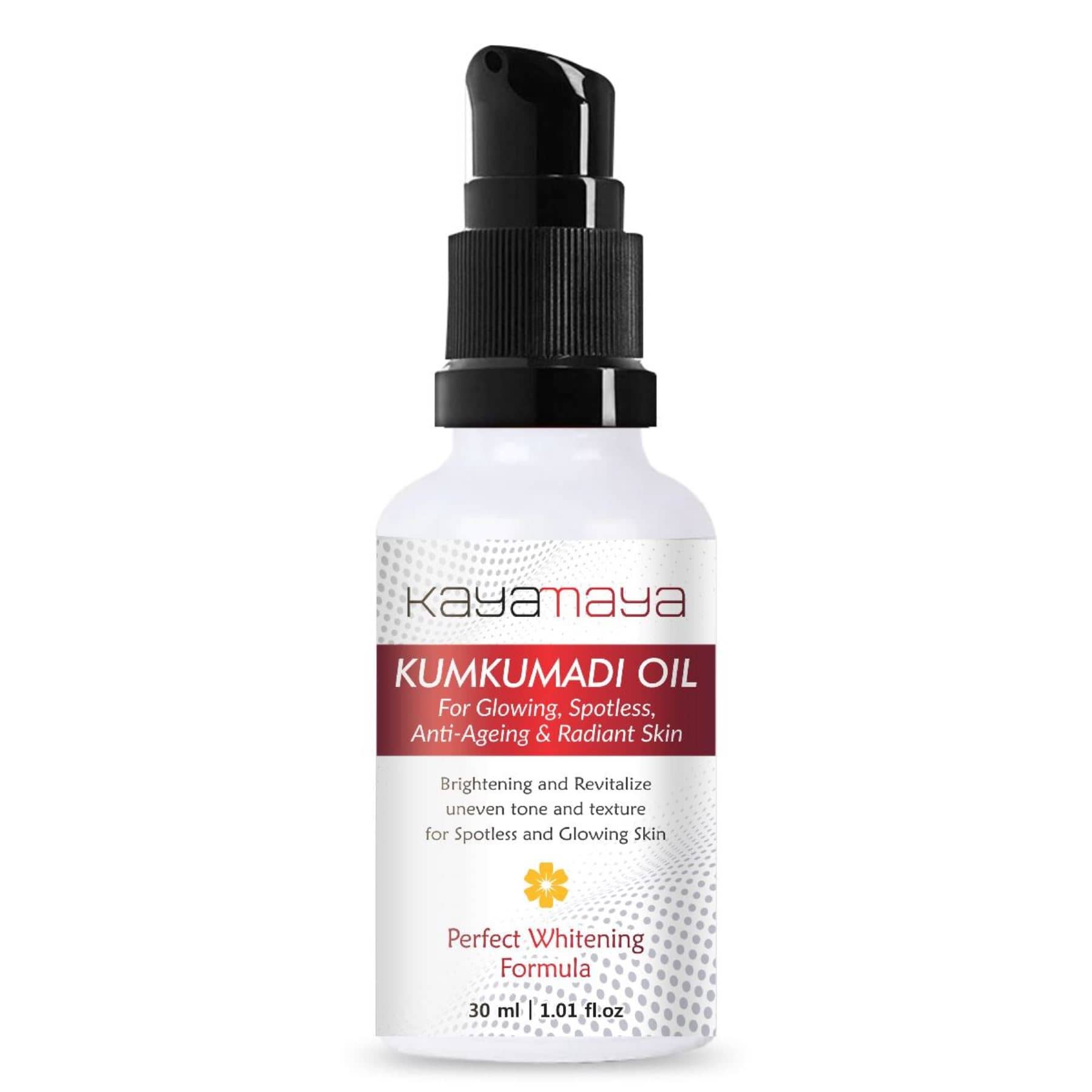 Kumkumadi Oil with Saffron and a Combination of 9 Oils, for Skin Lightening, Improving Texture