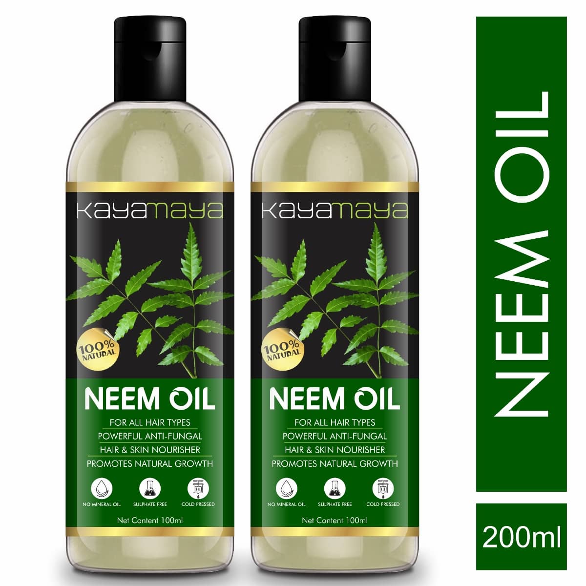 Kayamaya Anti Dandruff Neem Oil 200 ml ( Pack of 2 )