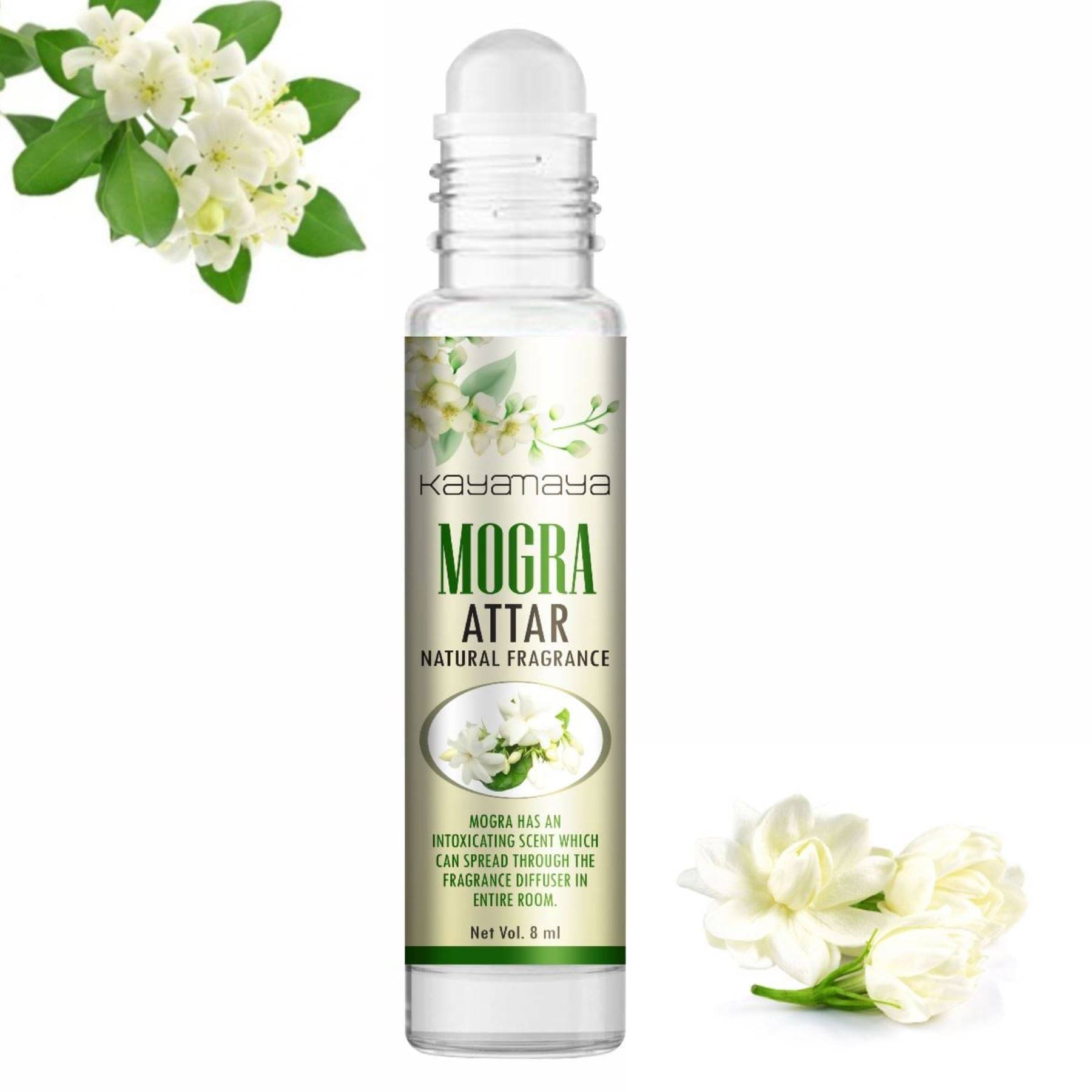     			Kayamaya Mogra Non- Alcoholic 50ml Attar ( Pack of 1 )