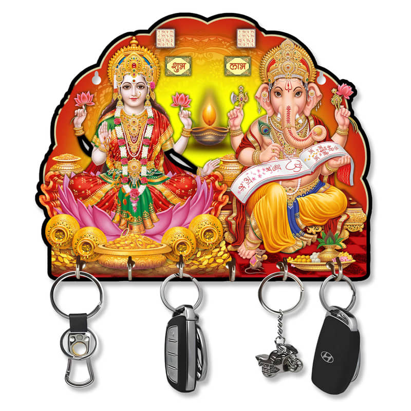 LCUPR Multicolour Cardboard Key Holder - Pack of 1
