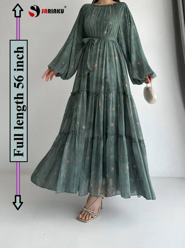 SARINKU Turquoise Georgette Stitched Burqas without Hijab - Single SARINKU Turquoise Georgette Stitched Burqas without Hijab - Single