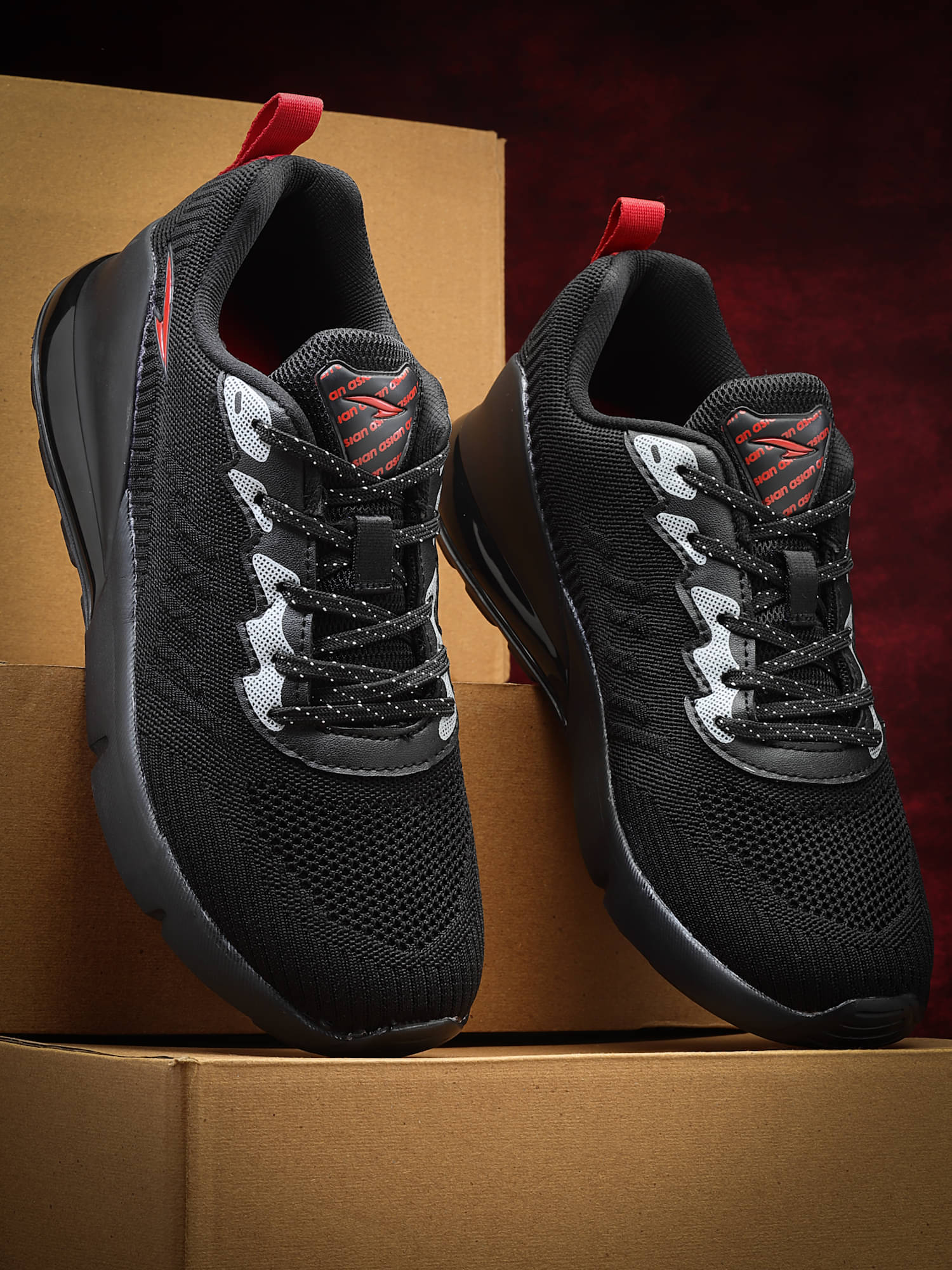 ASIAN RAFTAAR-05 Black Men's Sports Running Shoes     			ASIAN RAFTAAR-05 Black Men's Sports Running Shoes