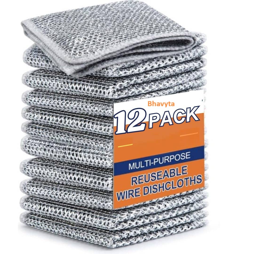 Bhavyta Wire Dish Wash pad Stainless Steel Scrub Pad - Body Care - Loofah and Other Tools | Buy online on ZillyBuy