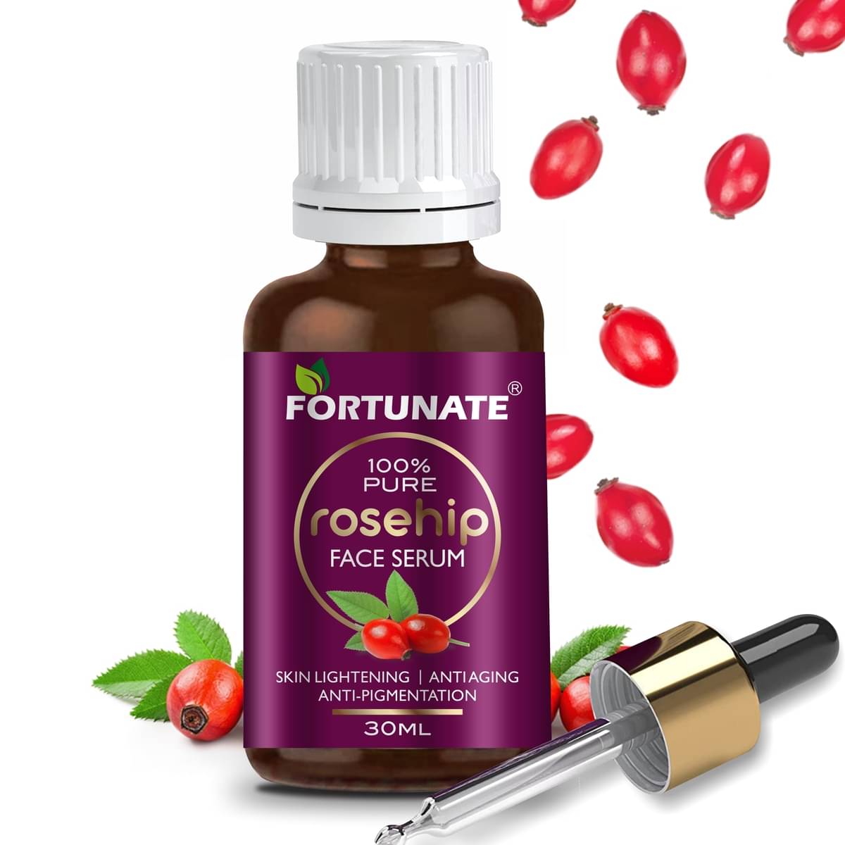 Fortunate Face Serum Rosehip Radiant Glow For All Skin Type ( Pack of 1 )     			Fortunate Face Serum Rosehip Radiant Glow For All Skin Type ( Pack of 1 )