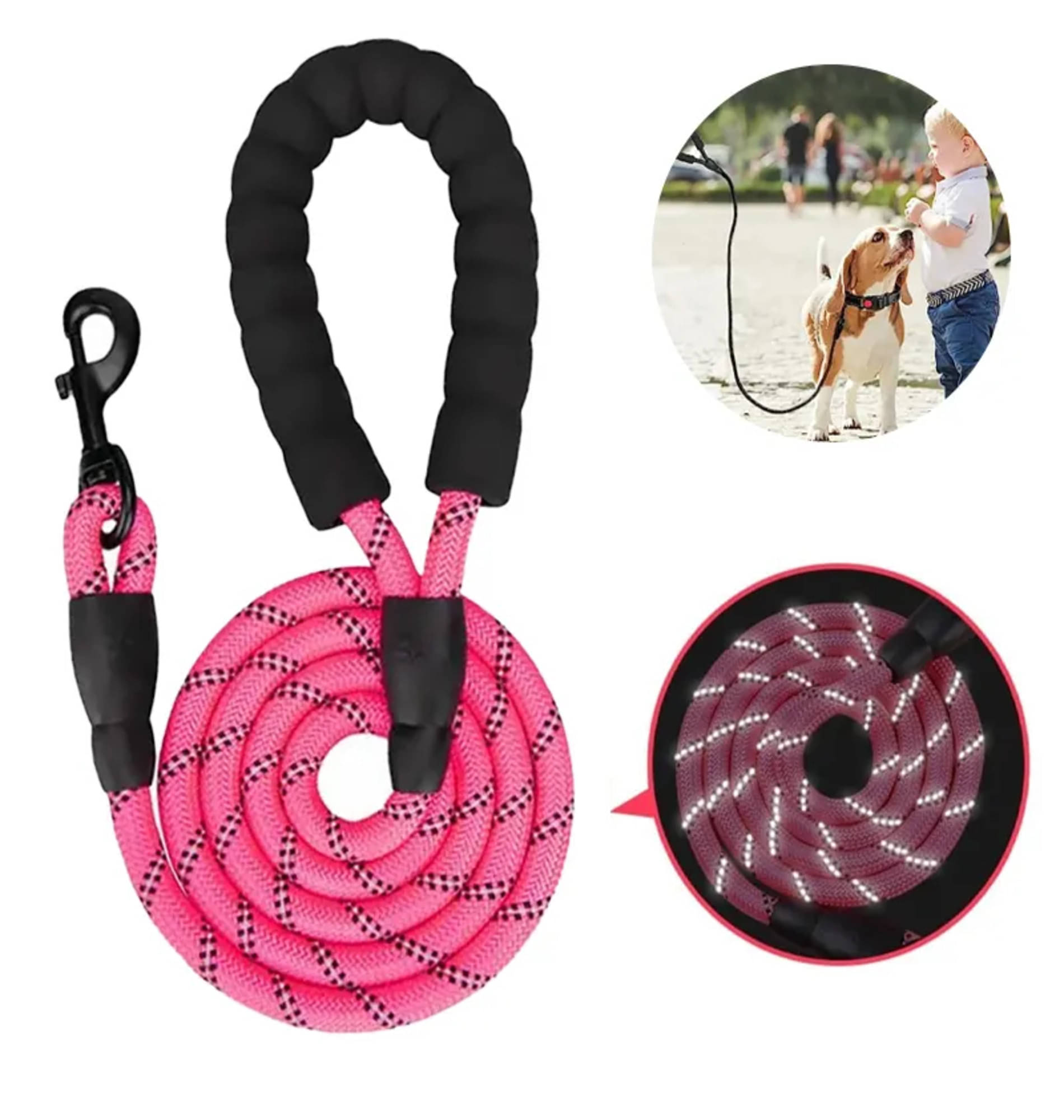 GNS PETS Pink Leash ( Medium ) GNS PETS Pink Leash ( Medium )