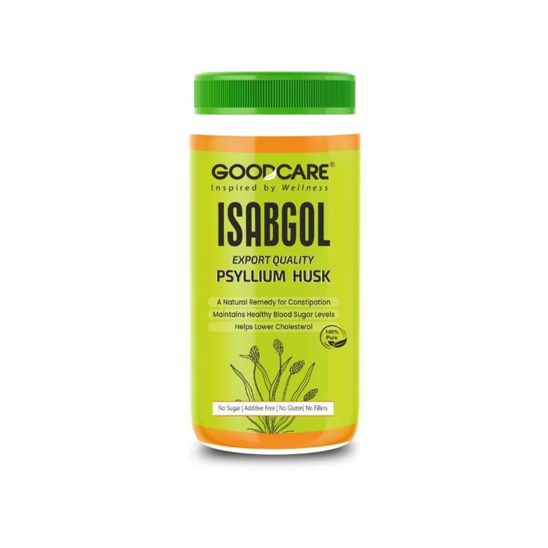 Goodcare Isabgol 100g, Premium Psyllium Husk Powder, Relieves Constipation, Supports Digestion, Sugar Control, Cholesterol Management 100gm