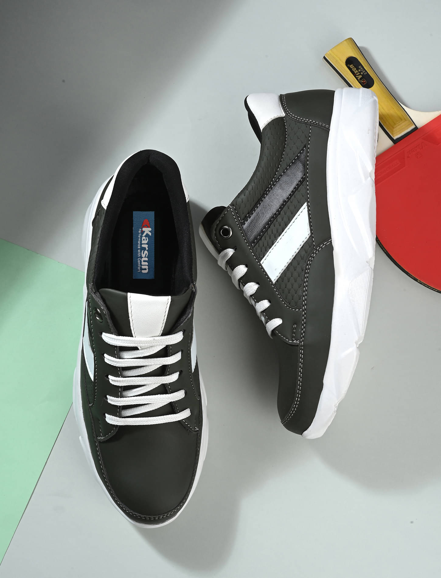     			Karsun Olive Men's Sneakers