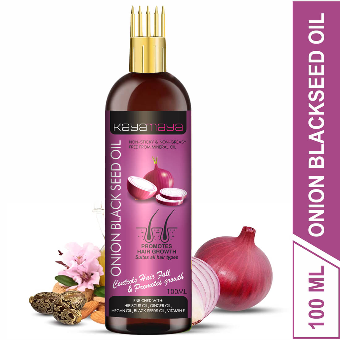     			Kayamaya Anti Dandruff Onion Oil 100 ml ( Pack of 1 )