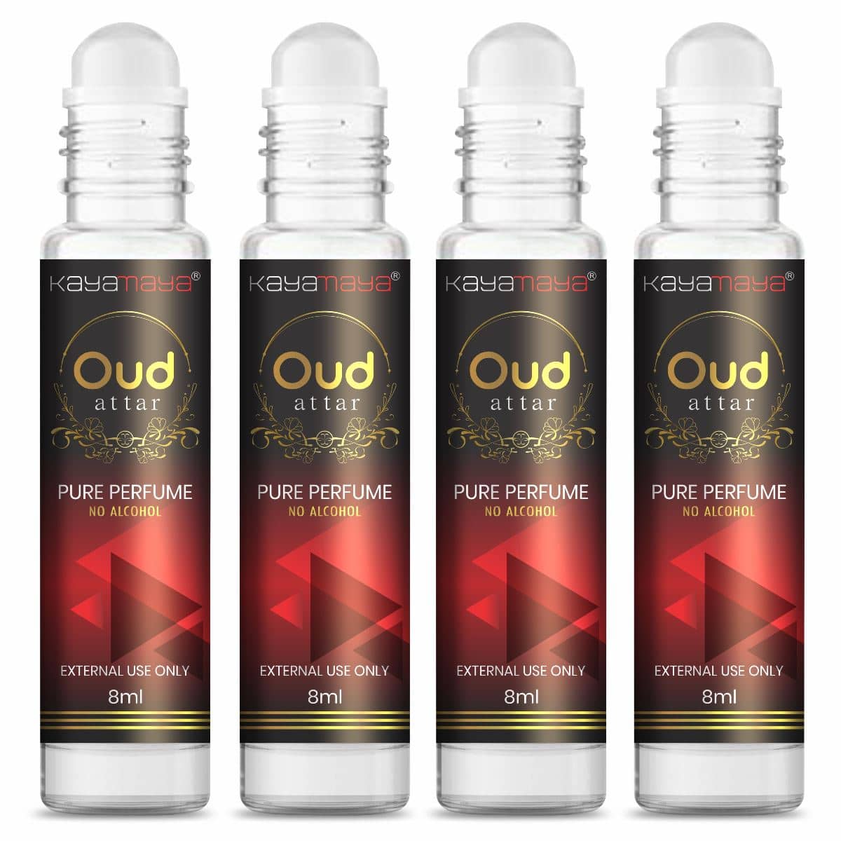 Kayamaya Oud Non- Alcoholic 50ml Attar ( Pack of 4 )