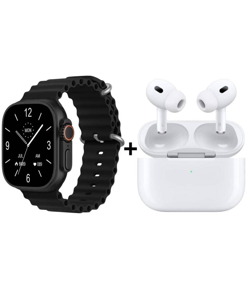     			OLIVEOPS Combo Black Smart Watch