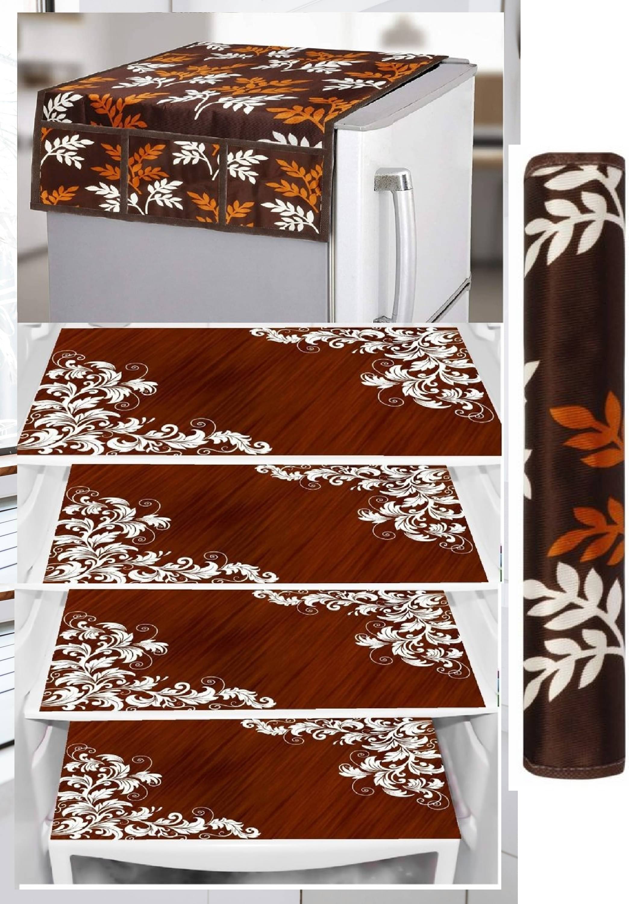Revexo PVC Solid Fridge Covers ( 40 32 ) Pack of 6 - Multicolor Revexo PVC Solid Fridge Covers ( 40 32 ) Pack of 6 - Multicolor