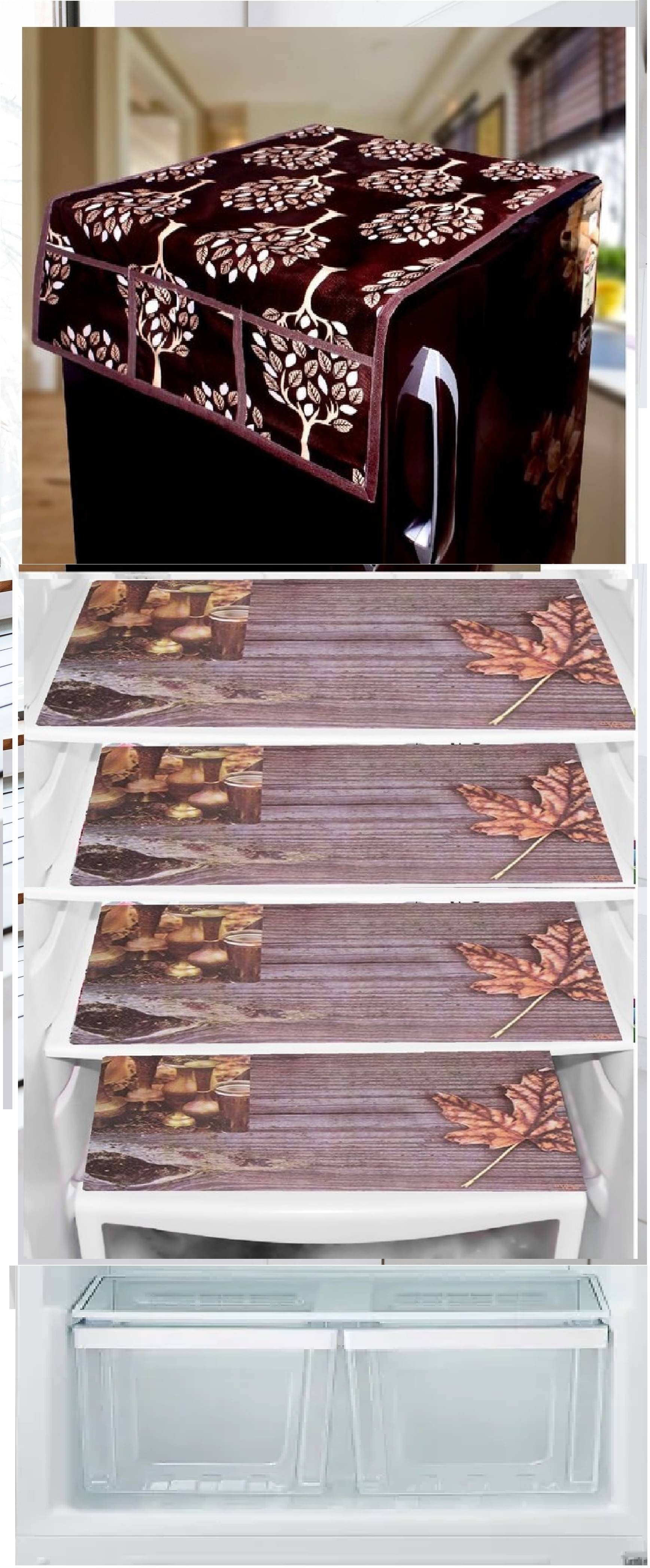 Revexo PVC Solid Fridge Covers ( 40 32 ) Pack of 6 - Multicolor     			Revexo PVC Solid Fridge Covers ( 40 32 ) Pack of 6 - Multicolor