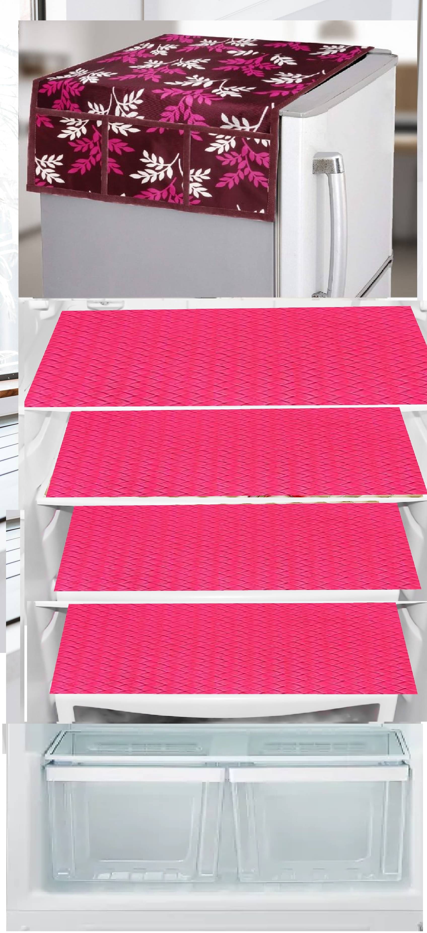 Revexo PVC Solid Fridge Covers ( 40 32 ) Pack of 6 - Multicolor     			Revexo PVC Solid Fridge Covers ( 40 32 ) Pack of 6 - Multicolor