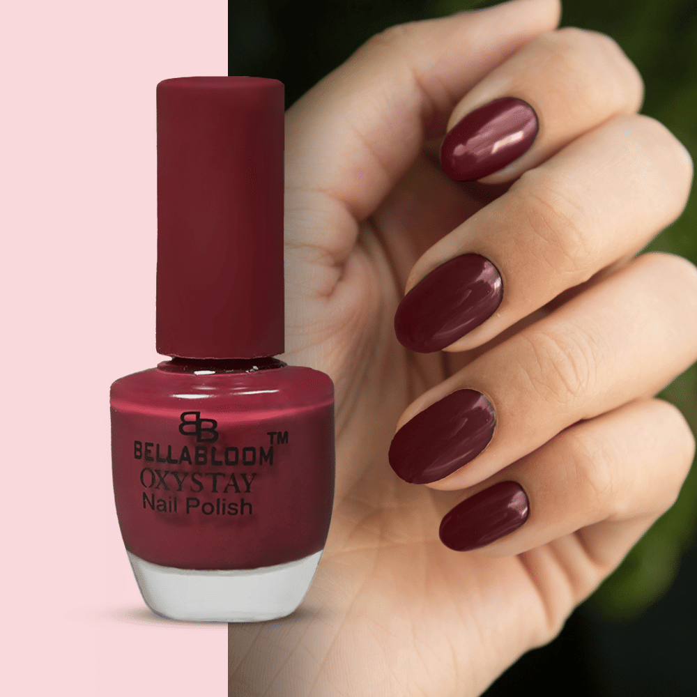 BELLABLOOM Brown Glossy Nail Polish 10 ( Pack of 1 )