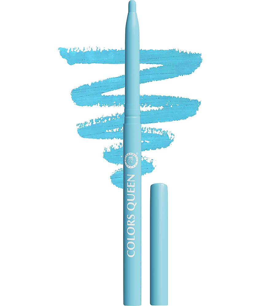 Colors Queen Blue Matte Kajal 1 g Pencil ( Pack of 1 ) - Makeup - Eyes | Buy online on ZillyBuy
