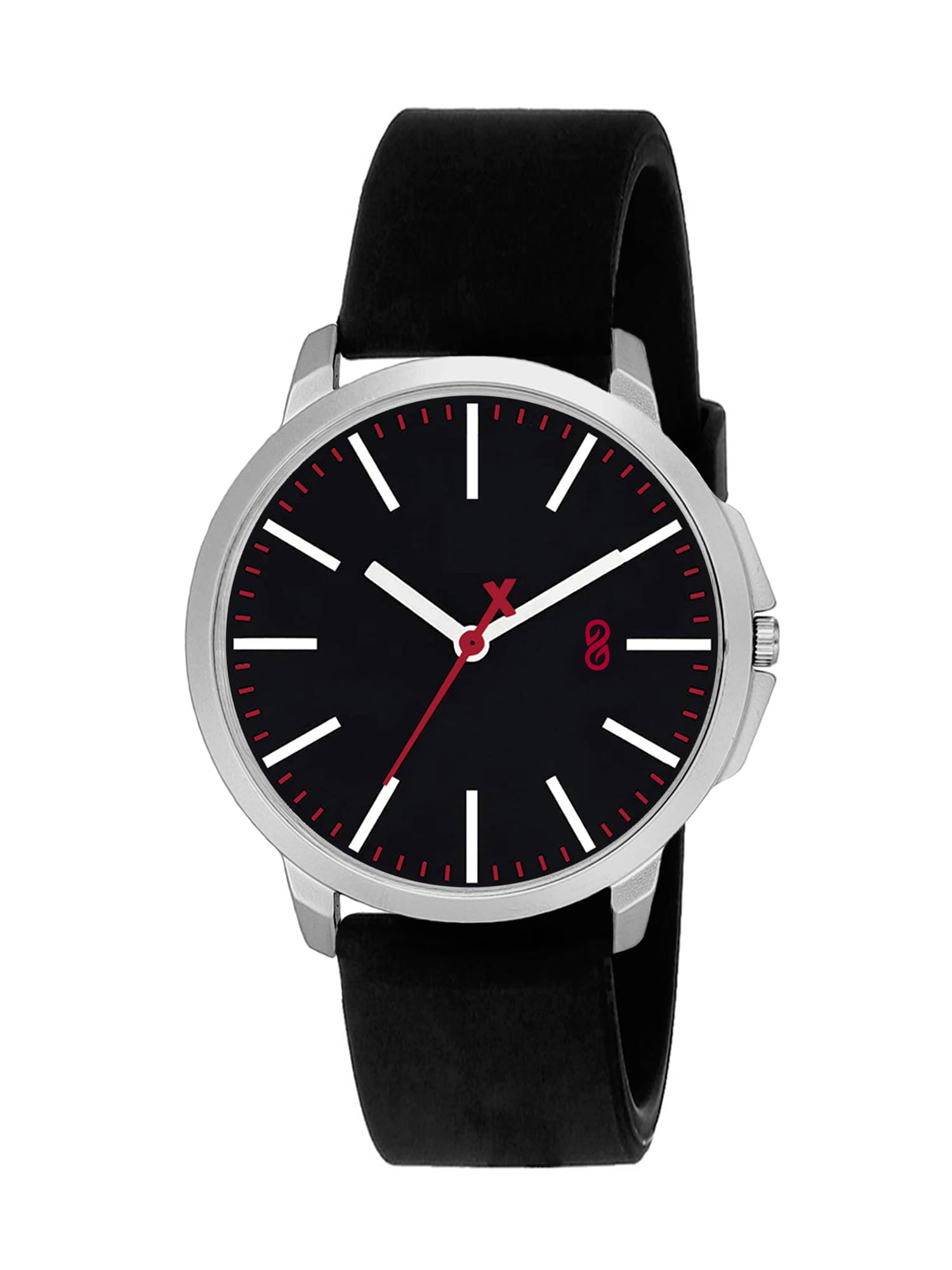 DIGITRACK Black Silicon Analog Men's Watch DIGITRACK Black Silicon Analog Men's Watch