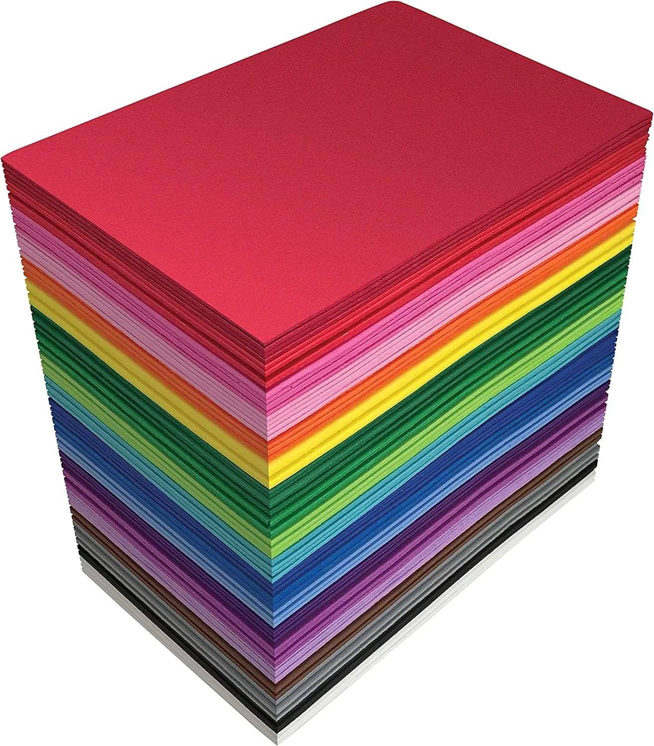     			ECLET A4 100 Coloured Sheets (10 Sheets each color)Copy Printing /Art and Craft Paper Double Sided Coloured Origami Folding DIY Craft Smooth Finish use in Home, School, Office Stationery Children's Day Gift, Birthday Gift, Party Favors,christmas decor etc