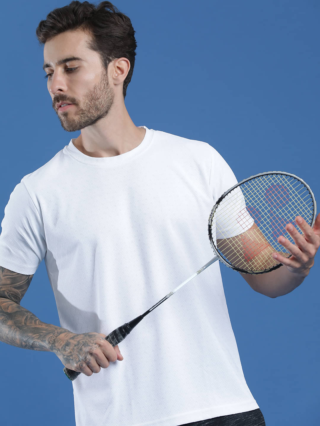     			EPPE Pack of 1 Polyester Slim Fit Men's T-Shirt ( White )